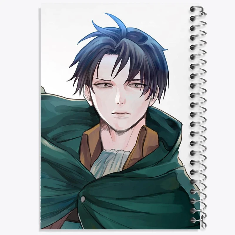 دفتر نقاشی 50 برگ خندالو مدل لیوای انیمه اتک آن تایتان Attack on Titan کد 18628