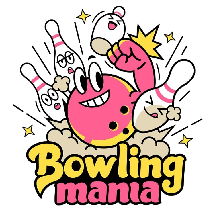 استیکر پارچه و لباس پاد آفرین مدل کارتونی طرح بولینگ کد S1571