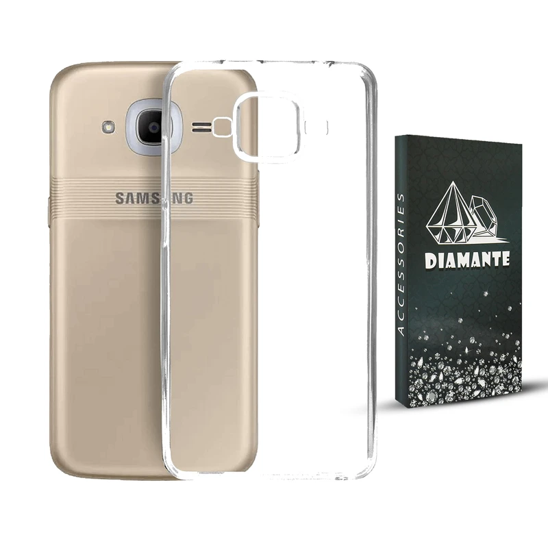 کاور دیامانته مدل Nahid Navy مناسب برای گوشی موبایل سامسونگ Galaxy J2 2015
