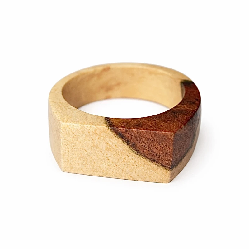 انگشتر مردانه مدل چوبی دستساز