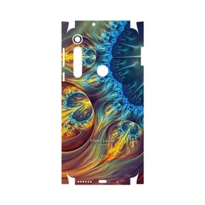 MAHOOT Mathematical Geometric Shape 8-FullSkin Cover Sticker for Motorola One Macro