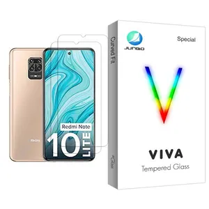 Junbo Viva Glass MIX002 Screen Protector For Xiaomi Redmi Note 10 Lite Pack Of 2