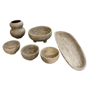 مجموعه ظروف هفت سین 6 پارچه مدل وینتیج کد 1029