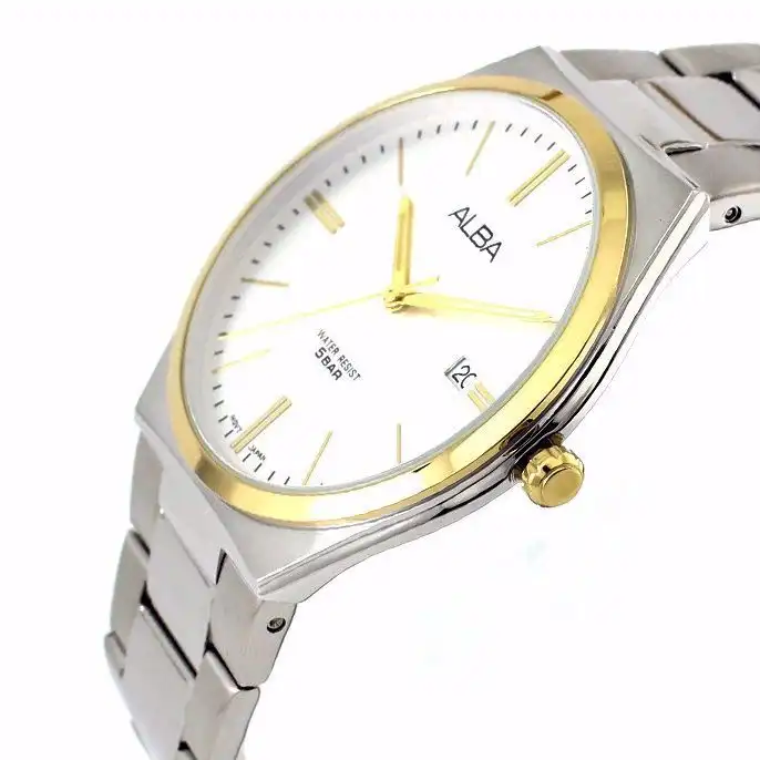 ست ساعت مچی عقربه ای زنانه و مردانه آلبا مدل as9h82-x1      ah7s24-x1