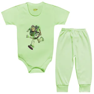 ست بادی و شلوار نوزادی کارانس مدل BSTG-88