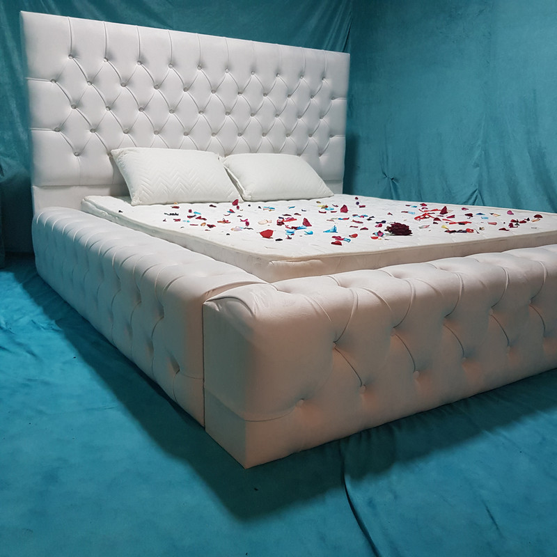 تخت خواب دونفره مدل نگین سایز 120×200 سانتی متر