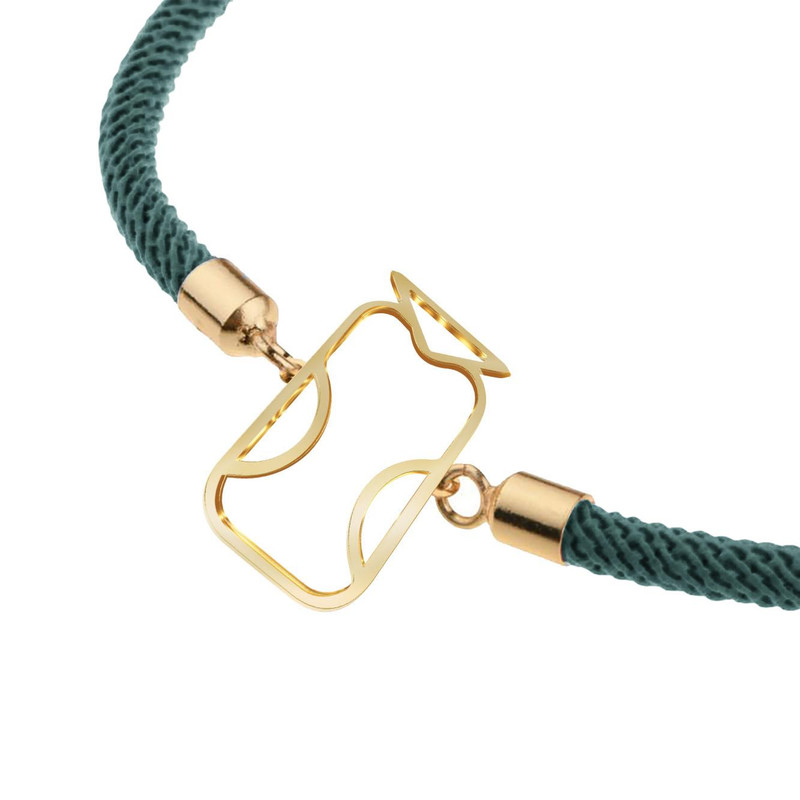 دستبند طلا 18 عیار زنانه مدوپد مدل جغد کد D16-10185