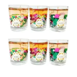 شمع لیوانی کد 01 مجموعه 6 عددی