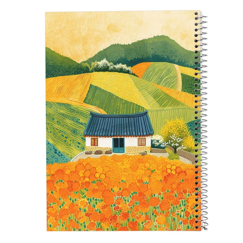 دفتر ژورنال نویسی 50 برگ مدوپد مدل نقطه ای طرح طبیعت کد DF15328