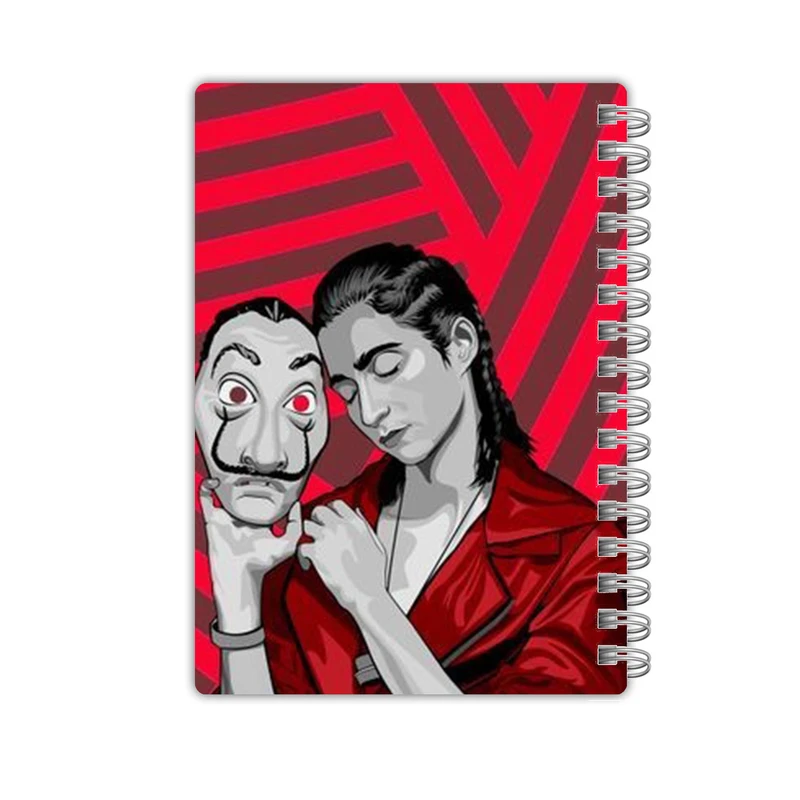 دفترچه یادداشت 50 برگ مدل Money Heist کد 2111