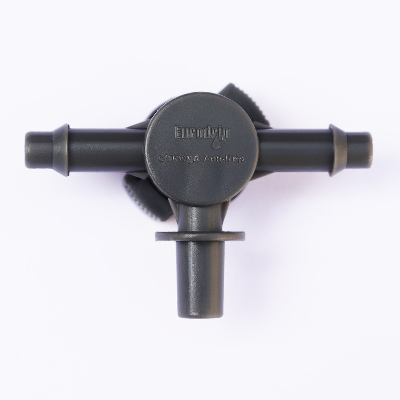 سه راهی ضد چکه مه پاش یورودریپ مدل CORONA Anti-Drip بسته 10 عددی