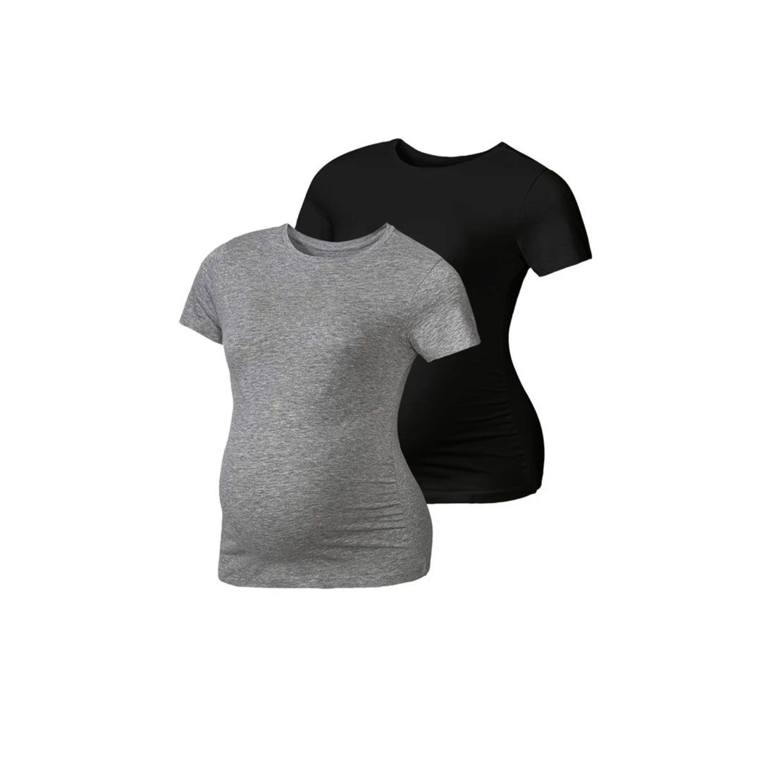 تی شرت بارداری اسمارا مدل 22 مجموعه دو عددی -  - 1
