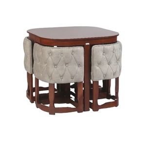 میز و صندلی ناهارخوری چهار نفره گالری والریان مدل M-CH-604