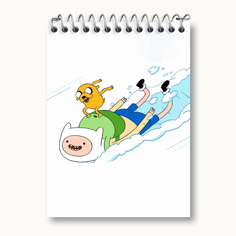 دفتر یادداشت 50 برگ خندالو مدل جیک و فین وقت ماجراجویی Adventure Time کد 20812