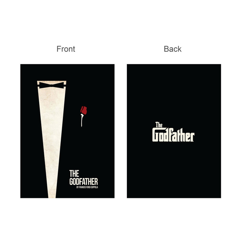 دفتر کلاسوری 100 برگ پدیده نقش مدل 26 حلقه کالکشن فیلم و سریال طرح پدر خوانده godfather کد 04