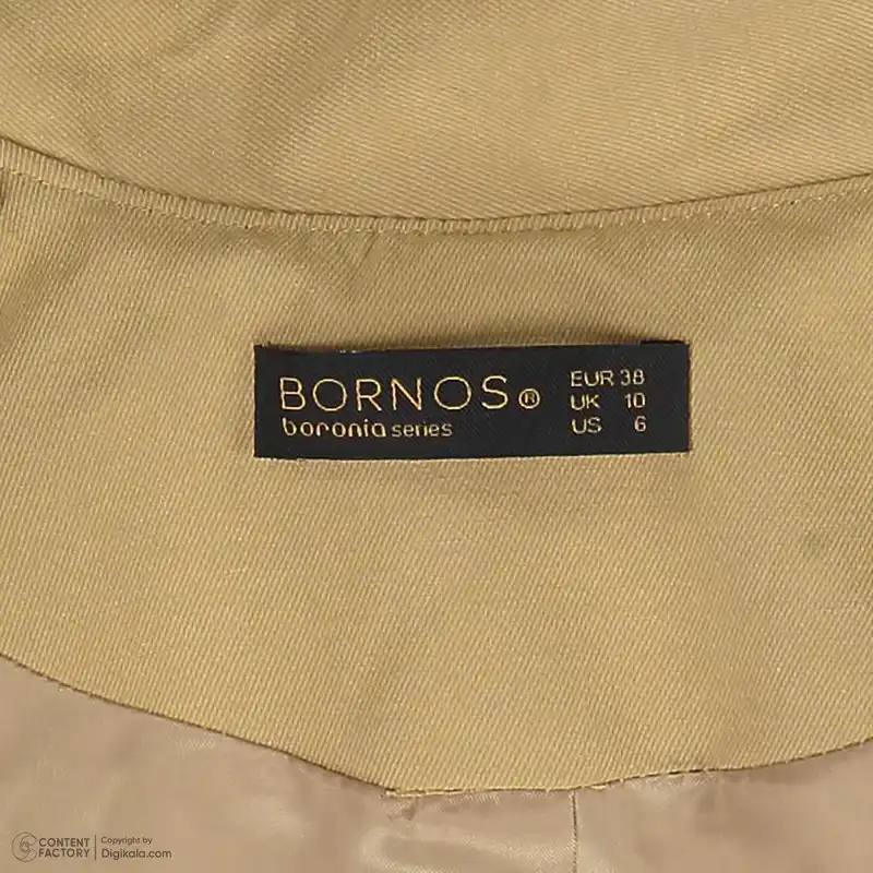 بارانی زنانه برنس مدل ژربا-14 رنگ نسکافه ای