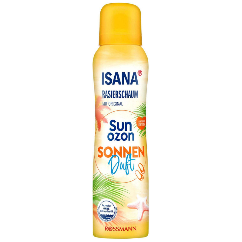 فوم اصلاح ایسانا مدل sun ozon smell حجم 150 میلی لیتر