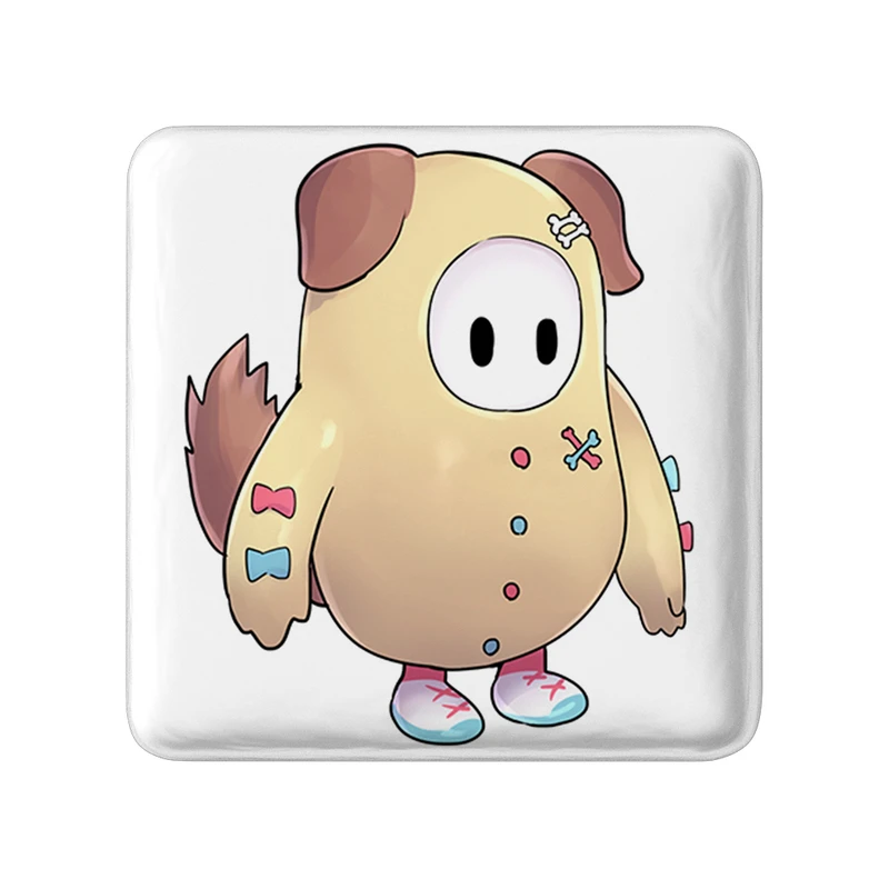 پیکسل خندالو طرح بازی فال گایز (Fall Guys) مدل مربعی کد 32833