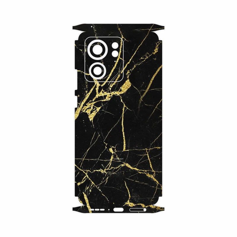 برچسب پوششی ماهوت مدل Graphite_Gold_Marble-FullSkin مناسب برای گوشی موبایل موتورولا Edge 40