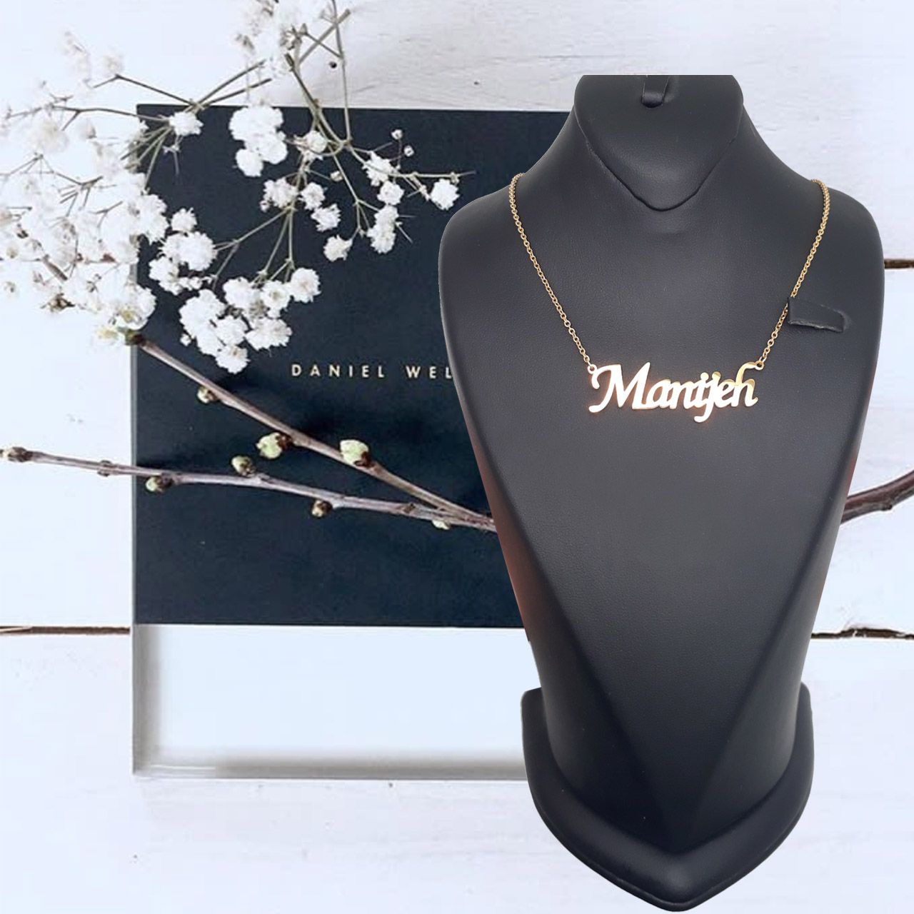 گردنبند زنانه آی جواهر مدل منیژه کد M1052 -  - 4
