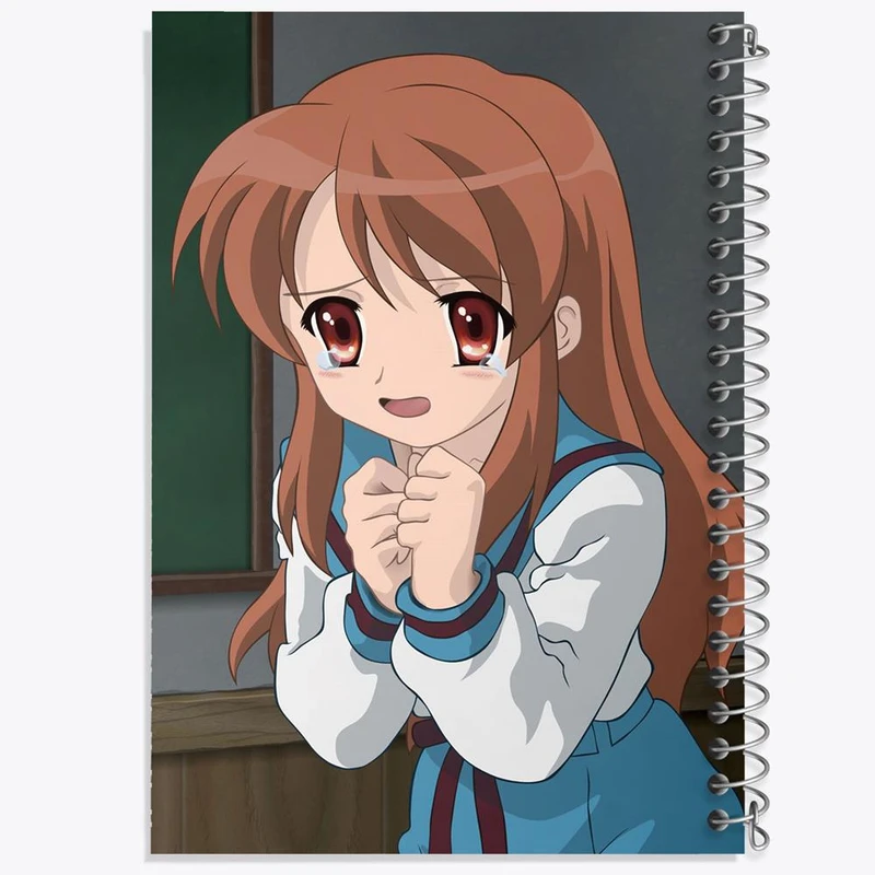 دفتر مشق 50 برگ خندالو مدل میکورو انیمه ناپدید شدن هارومی سوزومیا The Disappearance of Haruhi Suzumiya کد 23156