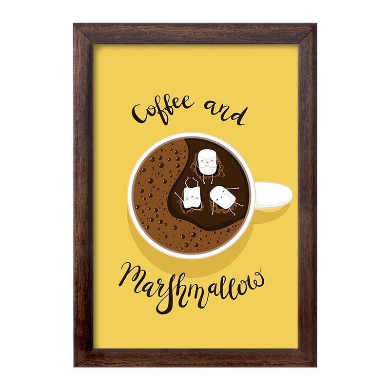 تابلو خندالو طرح کافی شاپ قهوه کد 27507