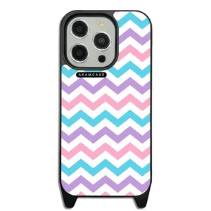 AKAM AMC-WLA15PRO-PASTEL PATTERN13 Cover For Apple iPhone 15 Pro