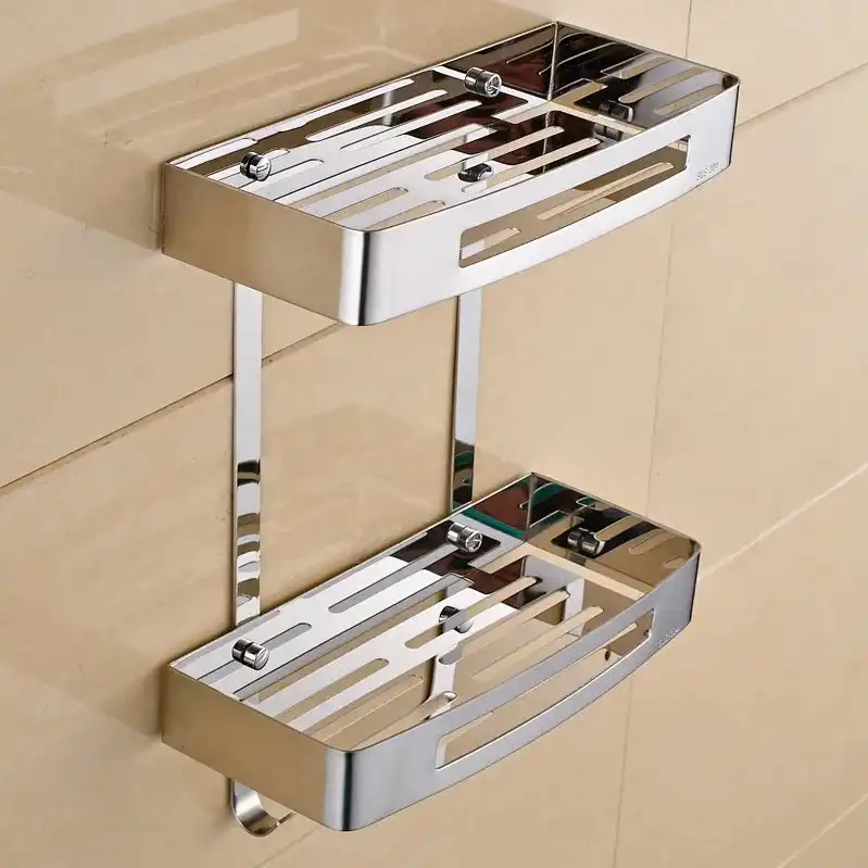 قفسه حمام مدل 2 طبقه کد 5656