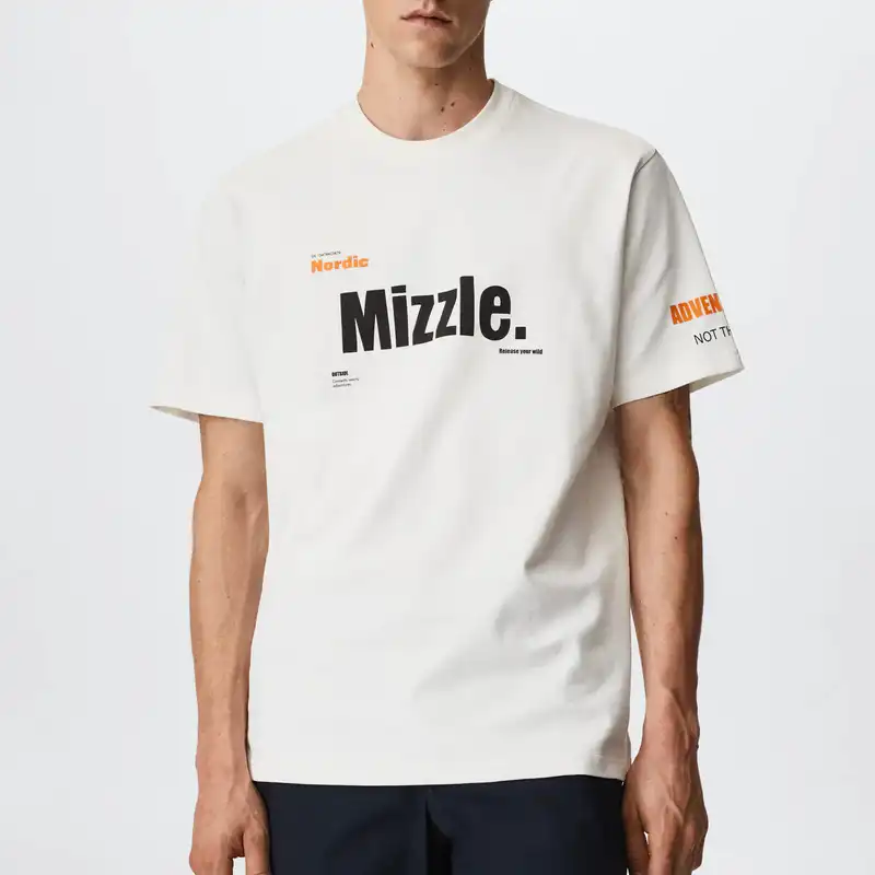 تی شرت آستین کوتاه مردانه مانگو مدل WT025MIL