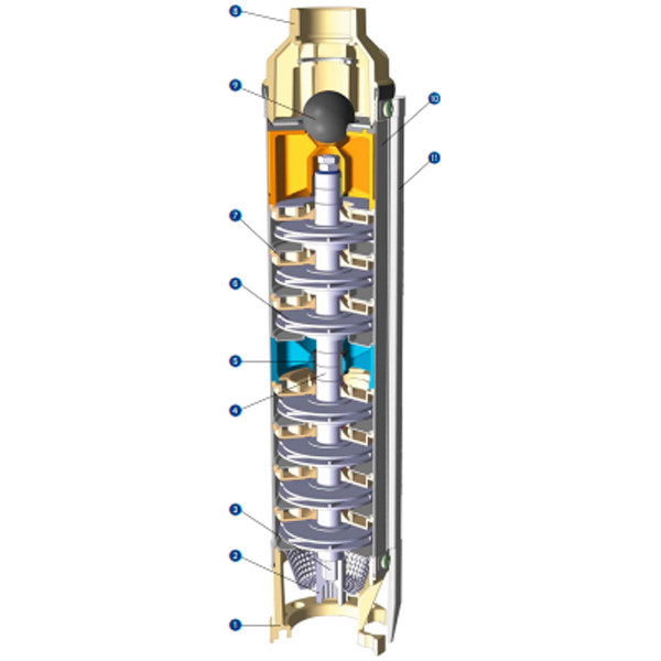 پمپ شناور 3 اسب بخار سائر مدل FS98D/22 پمپ شناور 3 اسب بخار سائر مدل FS98D/22