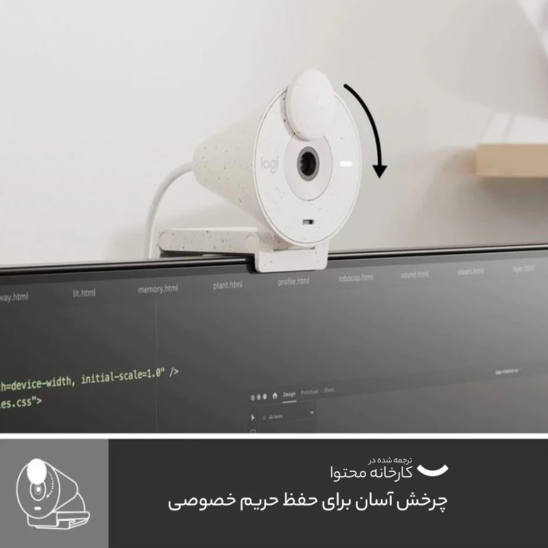 عکس شماره 12 : وب کم لاجیتک مدل brio 300