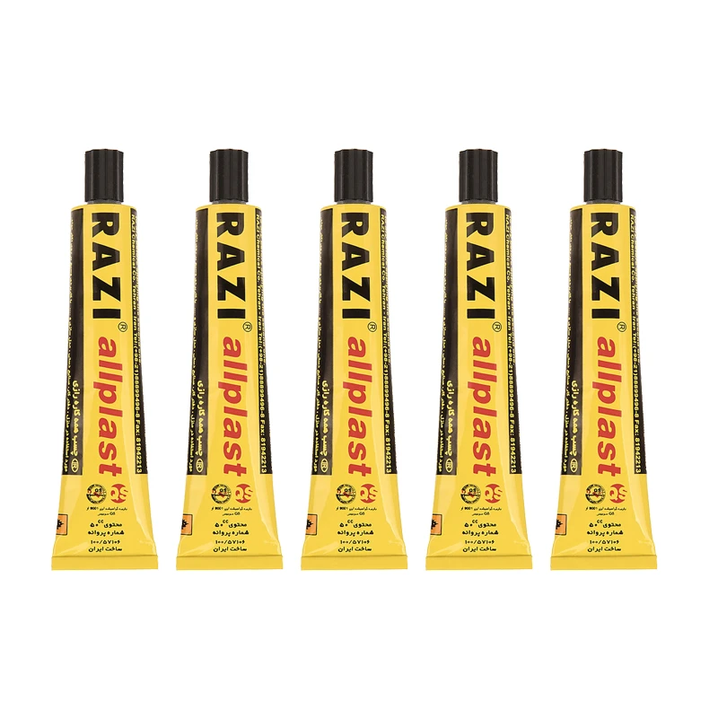 چسب رازی مدل AT-136 حجم 50 میلی لیتر بسته 5 عددی