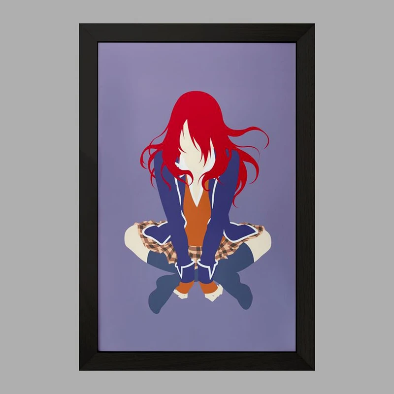 تابلو خندالو مدل ریندو انیمه جنگ غذاها Food Wars  کد 16965