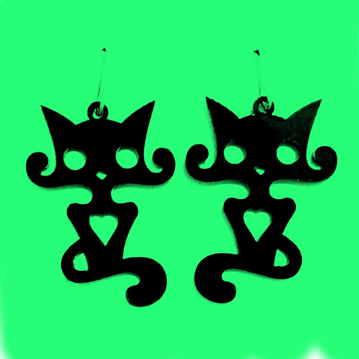 گوشواره دخترانه مدل گربه کد E.GRB.22 گوشواره دخترانه مدل گربه کد E.GRB.22
