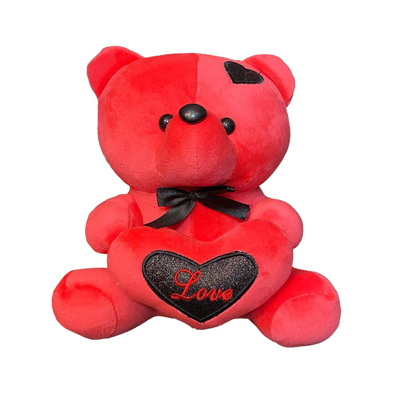 عروسک مدل خرس مدل Love ارتفاع 22 سانتی متر