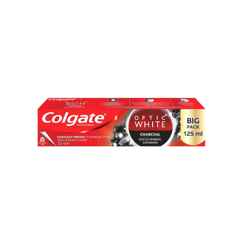 خمیر دندان کلگیت سری CHARCOAL مدل OPTIC حجم 125 میلی لیتر خمیر دندان کلگیت سری CHARCOAL مدل OPTIC حجم 125 میلی لیتر