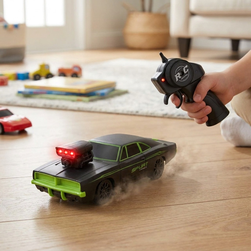 ماشین کنترلی سواری اسپرت ناب سل مدل DODGE CHARGER شارژی، موزیکال و چراغدار