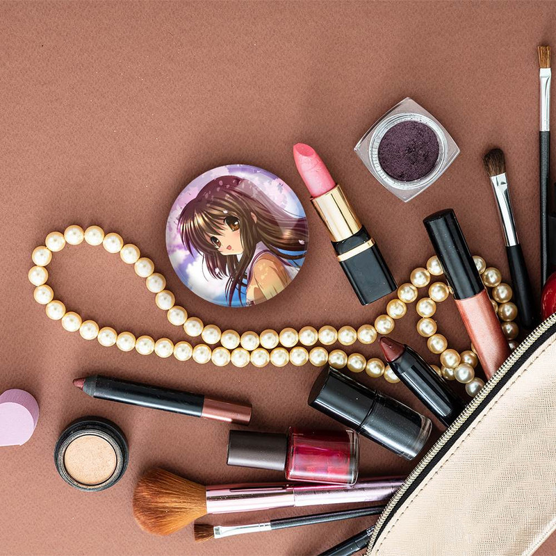 آینه جیبی خندالو مدل فوکو انیمه کلند Clenned  کد 22411