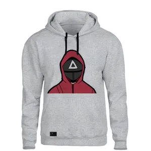 هودی مردانه مدل SHZ105 رنگ طوسی