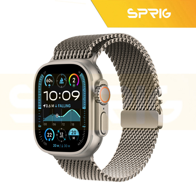 بند اسپریگ مدل ORG Milanese مناسب برای اپل واچ Ultra / Ultra 2 49mm