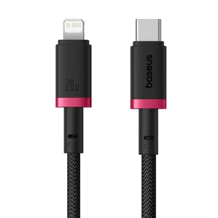 کابل تبدیل USB-C به لایتنینگ بیسوس مدل Dura Series 20W طول 1 متر کابل تبدیل USB-C به لایتنینگ بیسوس مدل Dura Series 20W طول 1 متر