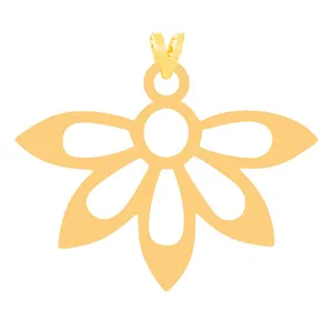 آویز گردنبند طلا 18 عیار زنانه الن نار مدل E31546