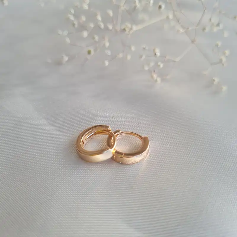 گوشواره زنانه ژوپینگ مدل حلقه ای ساده کد A8