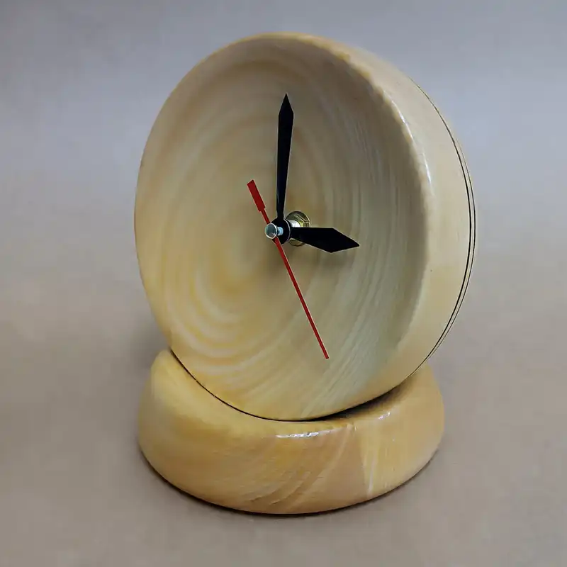 ساعت رومیزی چوبی مدل مایا