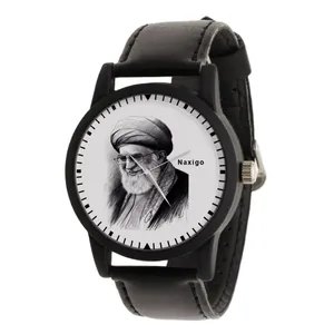 ساعت مچی عقربه ای ناکسیگو مدل تصویر رهبری کد LF11718