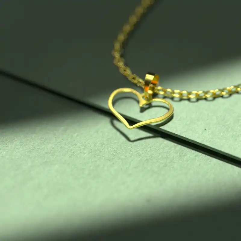 گردنبند طلا 18 عیار زنانه مدوپد مدل هندسی کد CA10708