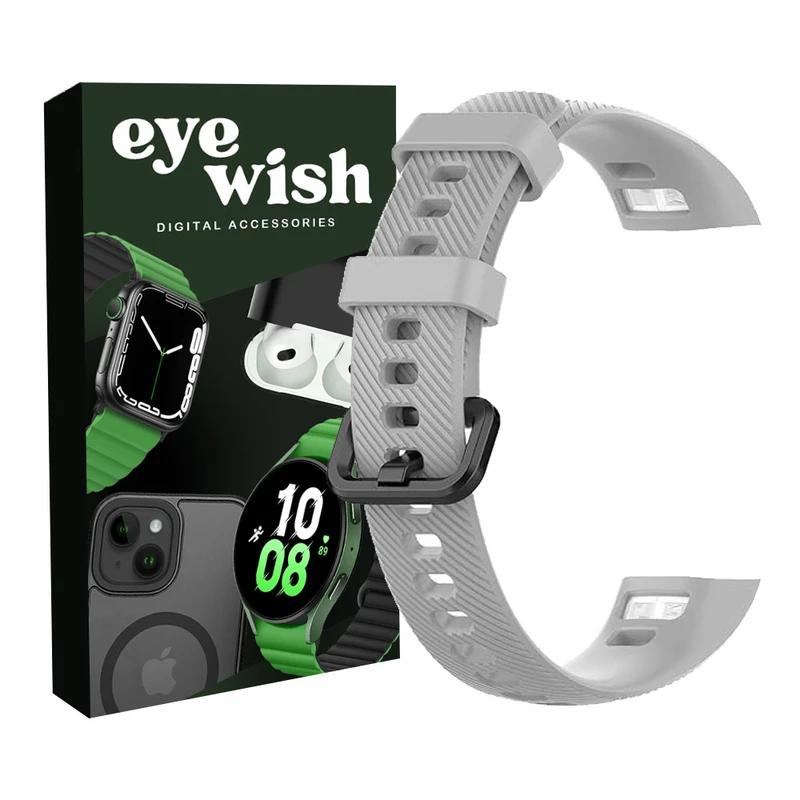 بند آی ویش مدل Silicone مناسب برای ساعت هوشمند هوآوی Honor Band 4 17mm