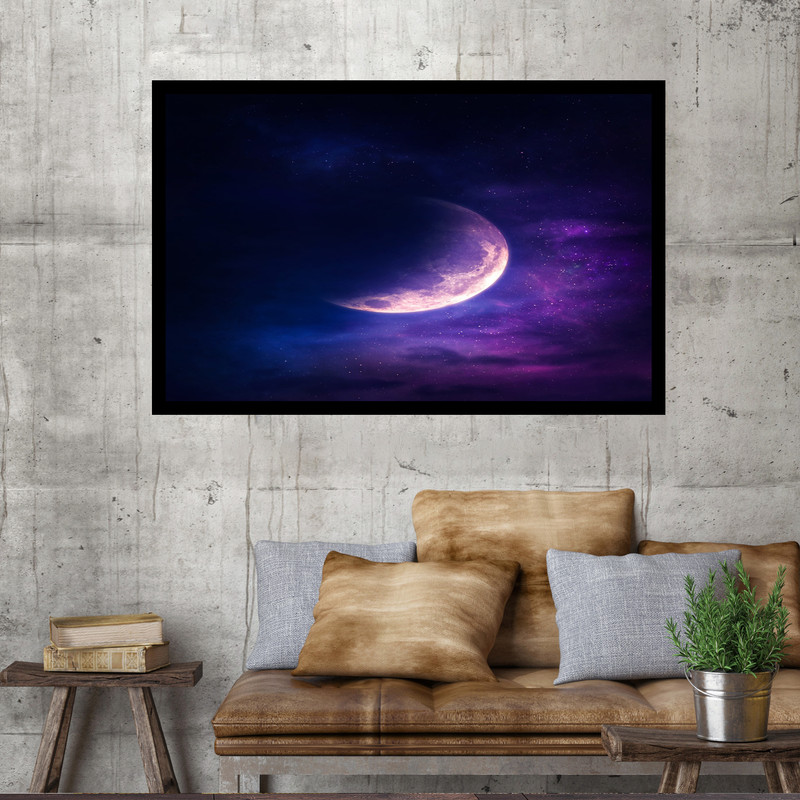 تابلو نوری بکلیت طرح کهکشان مدل B-MO1467