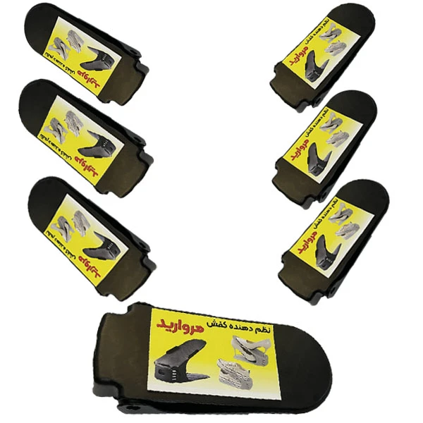 نظم دهنده کفش مروارید مدل تاشو بسته 7 عددی