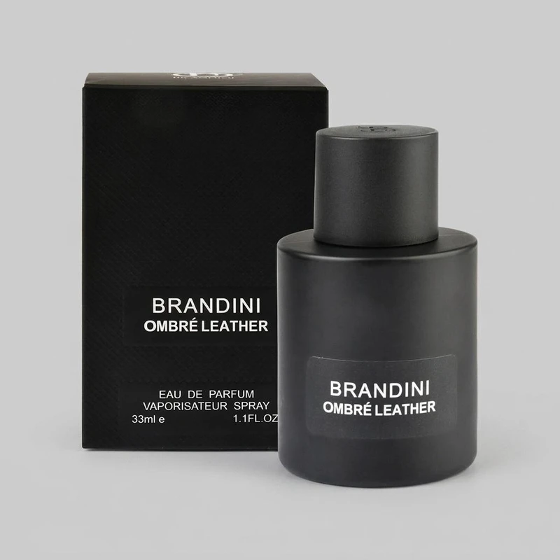 عطر جیبی مردانه برندینی مدل OMBRE LEATHER با رایحه گرم حجم 33 میلی‌لیتر
